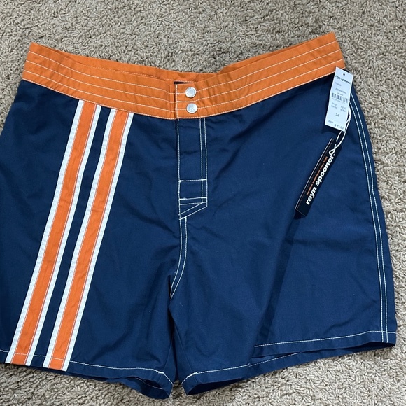 Men's NWT REYN SPOONER Hawaii Retro Swim Board Shorts Size 34 - Picture 1 of 2
